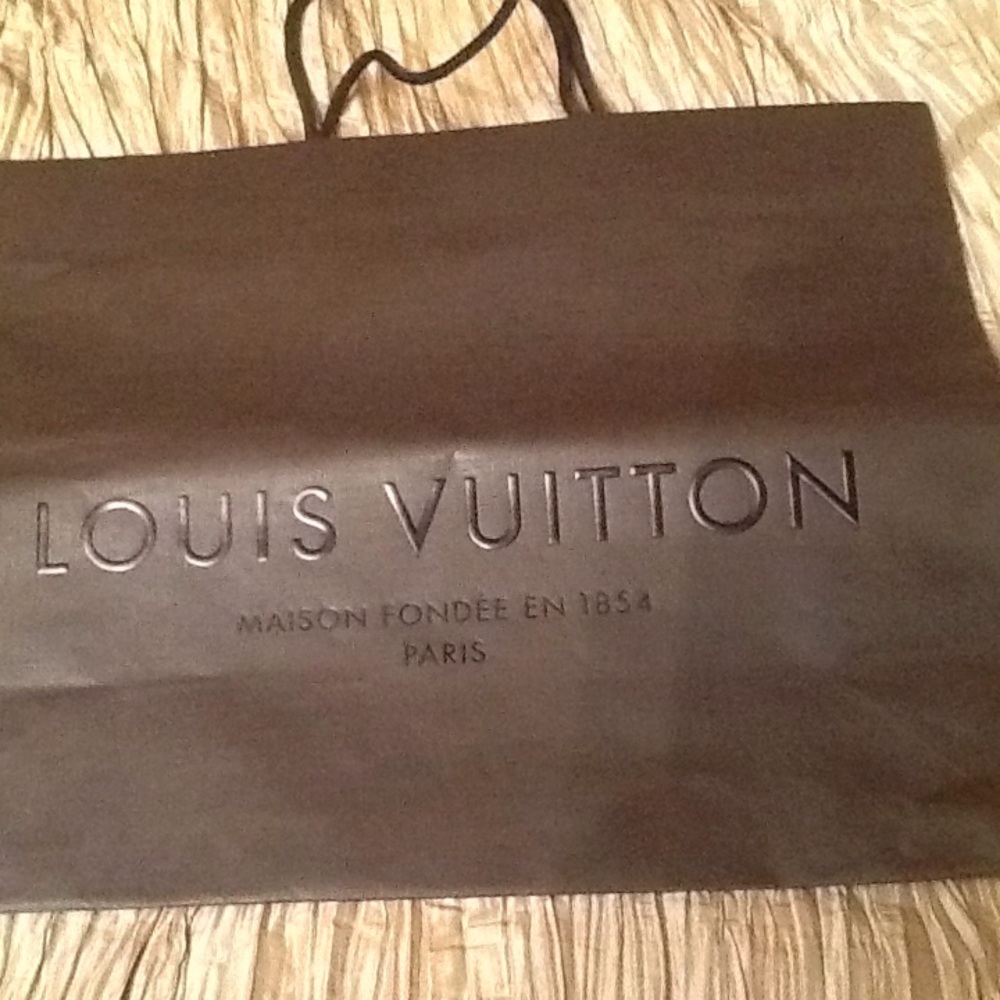 Large Louis Vuitton shopping bag 9w 9h